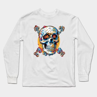 skull art design Long Sleeve T-Shirt